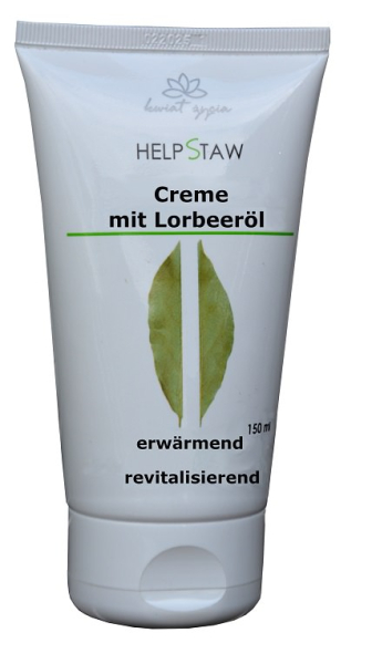 Erwärmende, Creme/Salbe 150ml mit Lorbeer Öl, Arnika, Weihrauch, Ingwer,schmerzlindernd, entzündungshemmend,